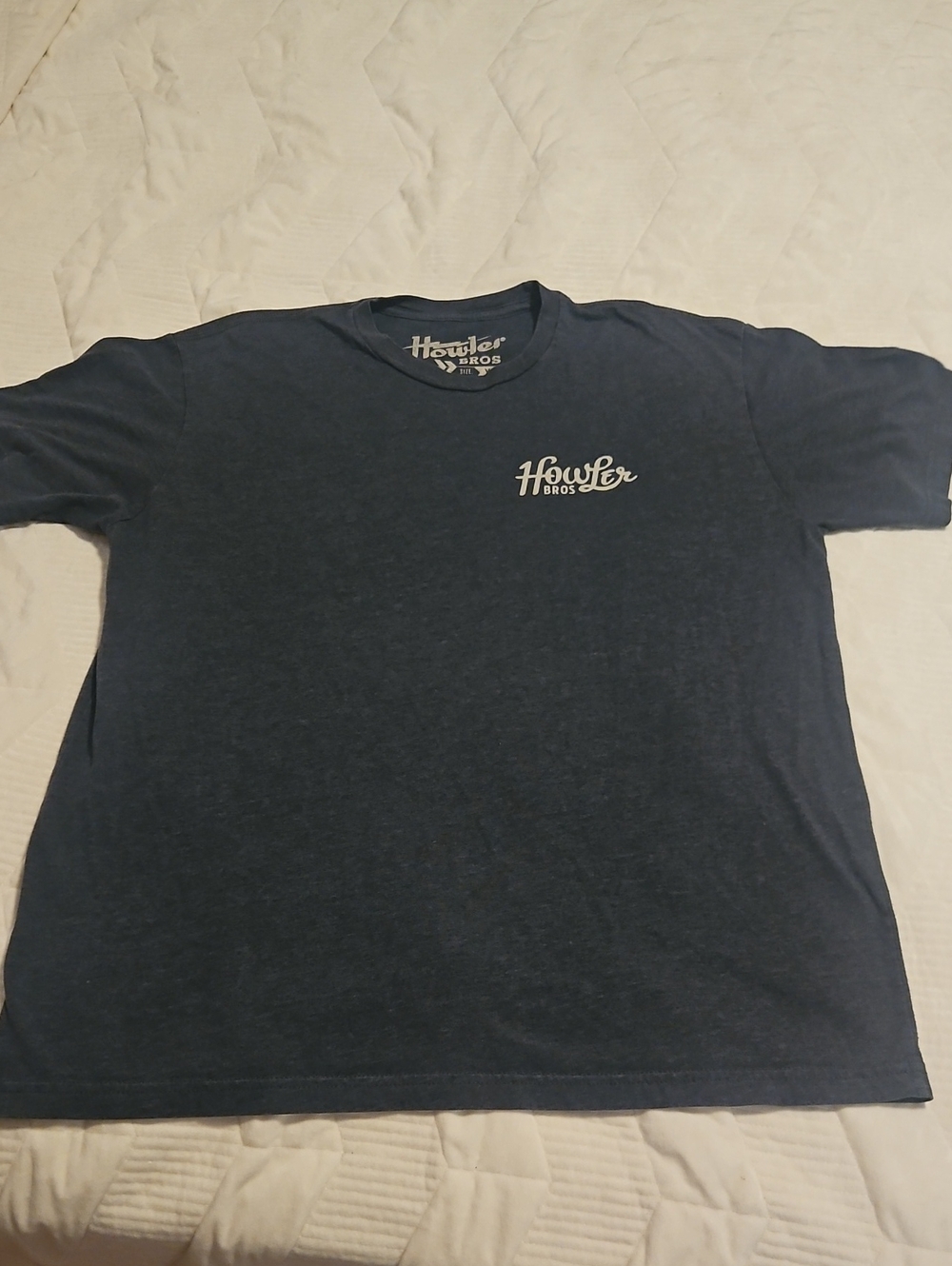 Howler Brothers Navy Short Sleeve Script Logo Tee